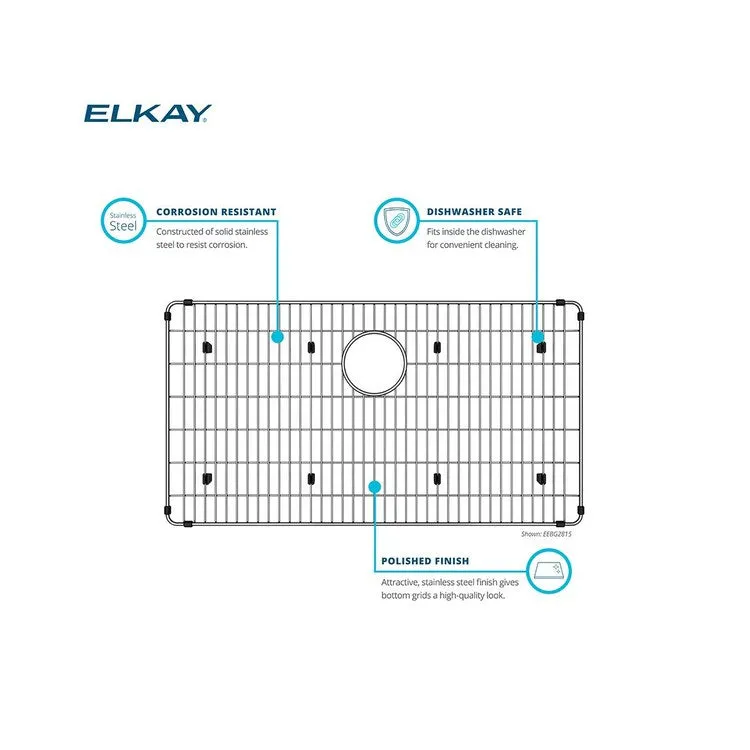 12-3/4/8"L x 14-1/2"W Stainless Steel Bottom Grid