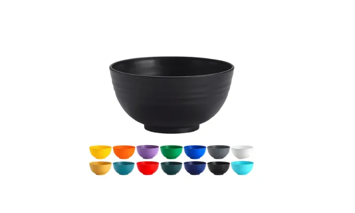 12-Piece Reusable Plastic Bowl Set