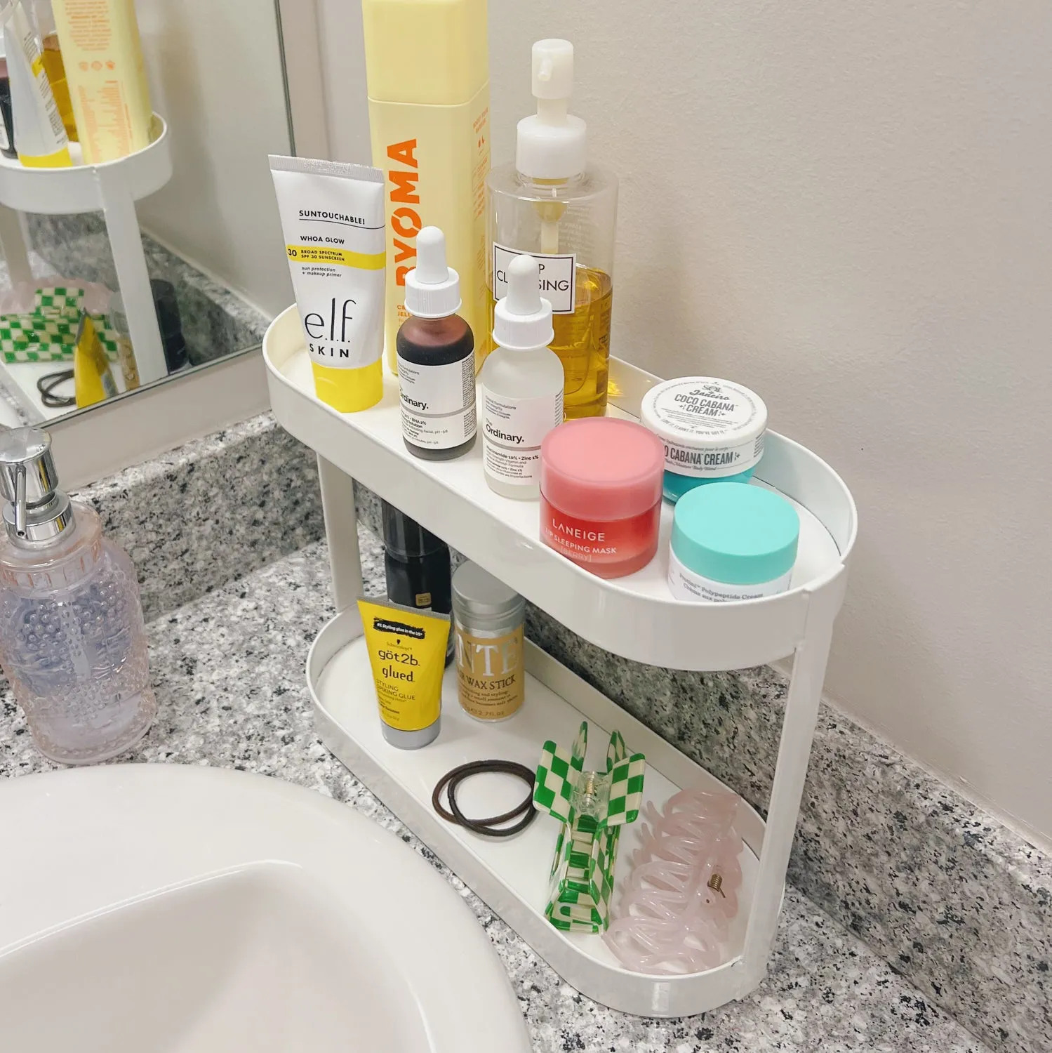 2-Tier Bathroom Countertop Organizer