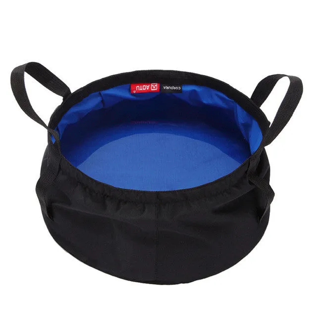 8.5L Portable Collapsible Wash Camping Folding Basin Bucket Camping cookware set Hiking Picnic Cooking Set non-stick Cookware