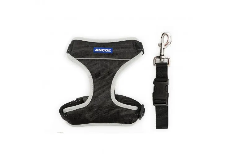 Ancol - Travel & Exercise Harness - Black - X Large