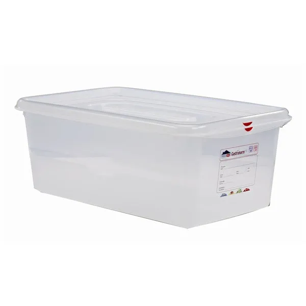 Araven Gastronorm Storage Container  Full Size 200mm Deep 28L (Pack of 6)