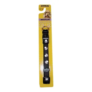 Aspenpet 27878 Dog Collar, 10 to 16 in L Collar, 5/8 in W Collar, Nylon, Black