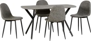 Athens Dining Table & 4 Chairs by Wholesale Beds & Furniture