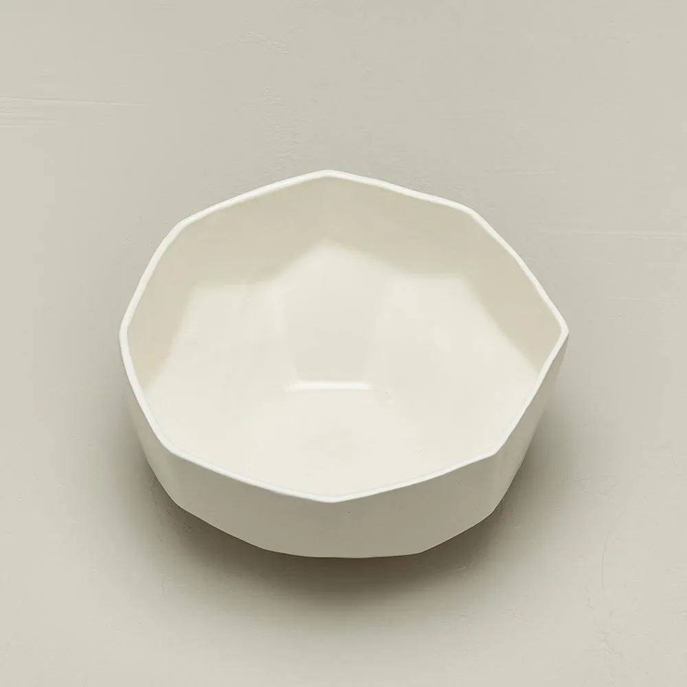 Battuto Dessert Bowl - Snowflake