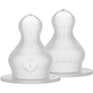 Bibs Baby Bottle Nipple Round Silicone 2-pack