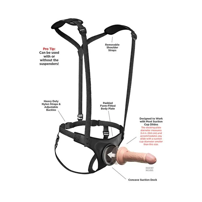 Body Dock Suspender Strap-on Harness