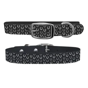 C4 Dog Collar (Black Horseshoes)