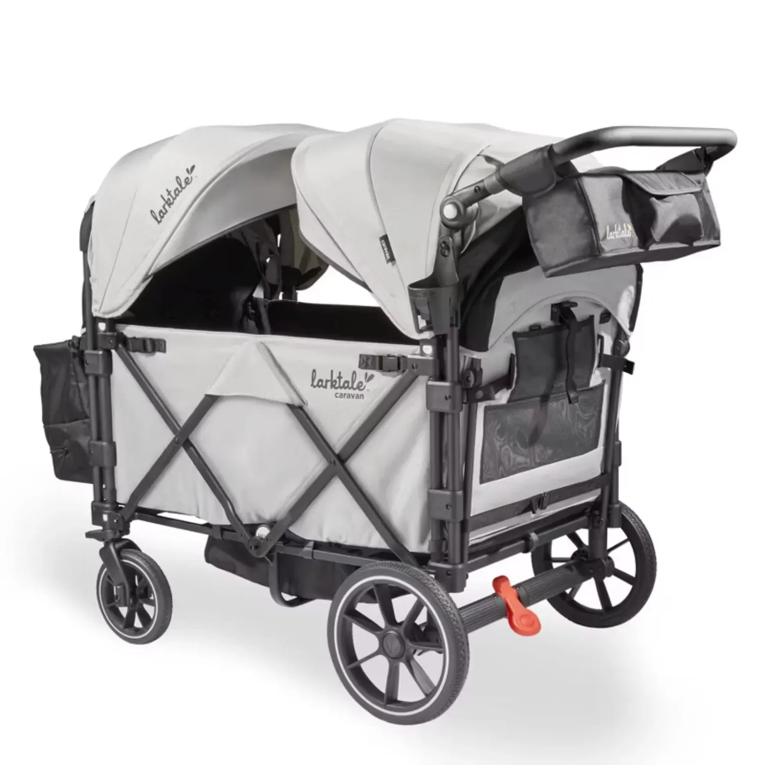 Caravan Quad 4-Seater Stroller Wagon - Grey