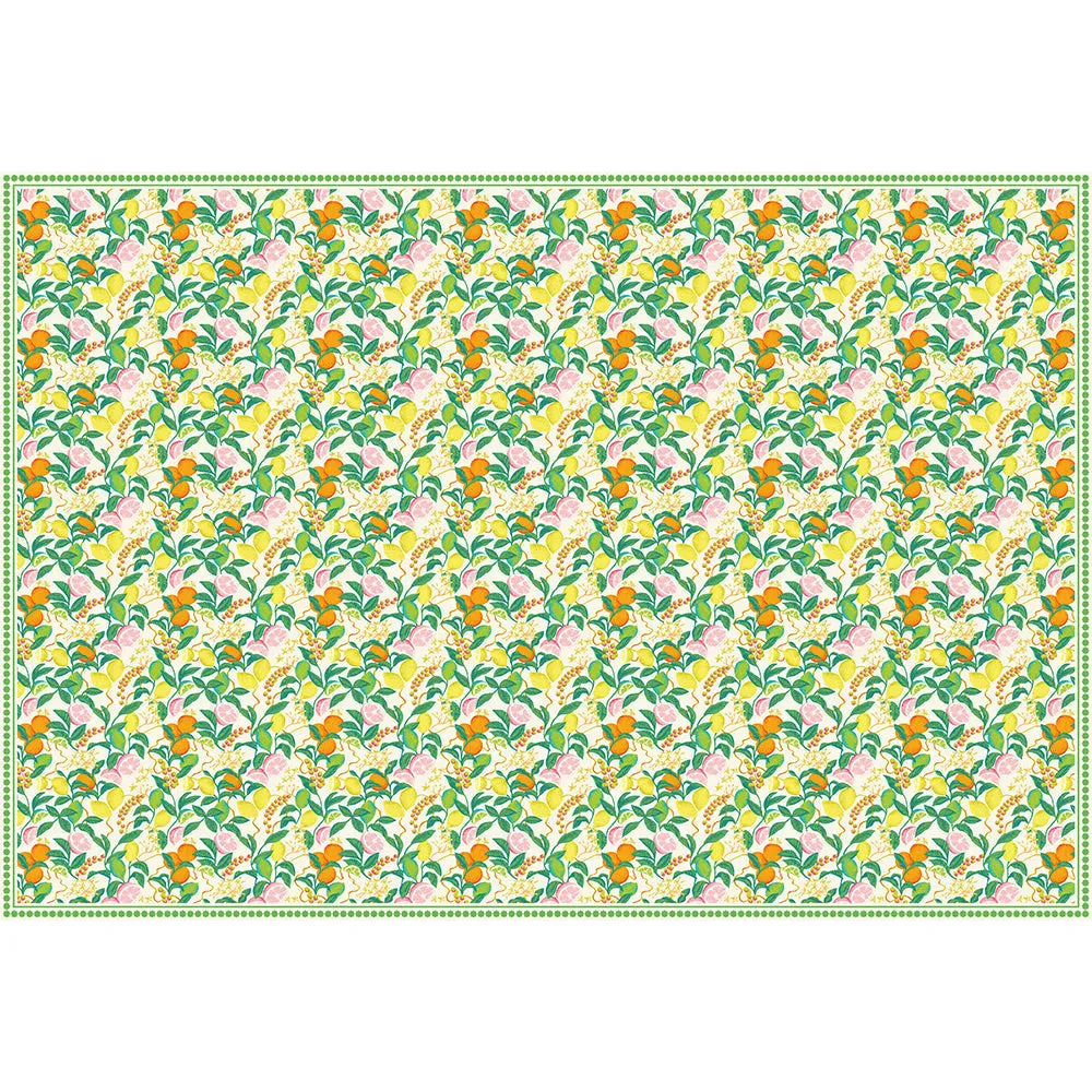 Citrus Vinyl Floor Mat