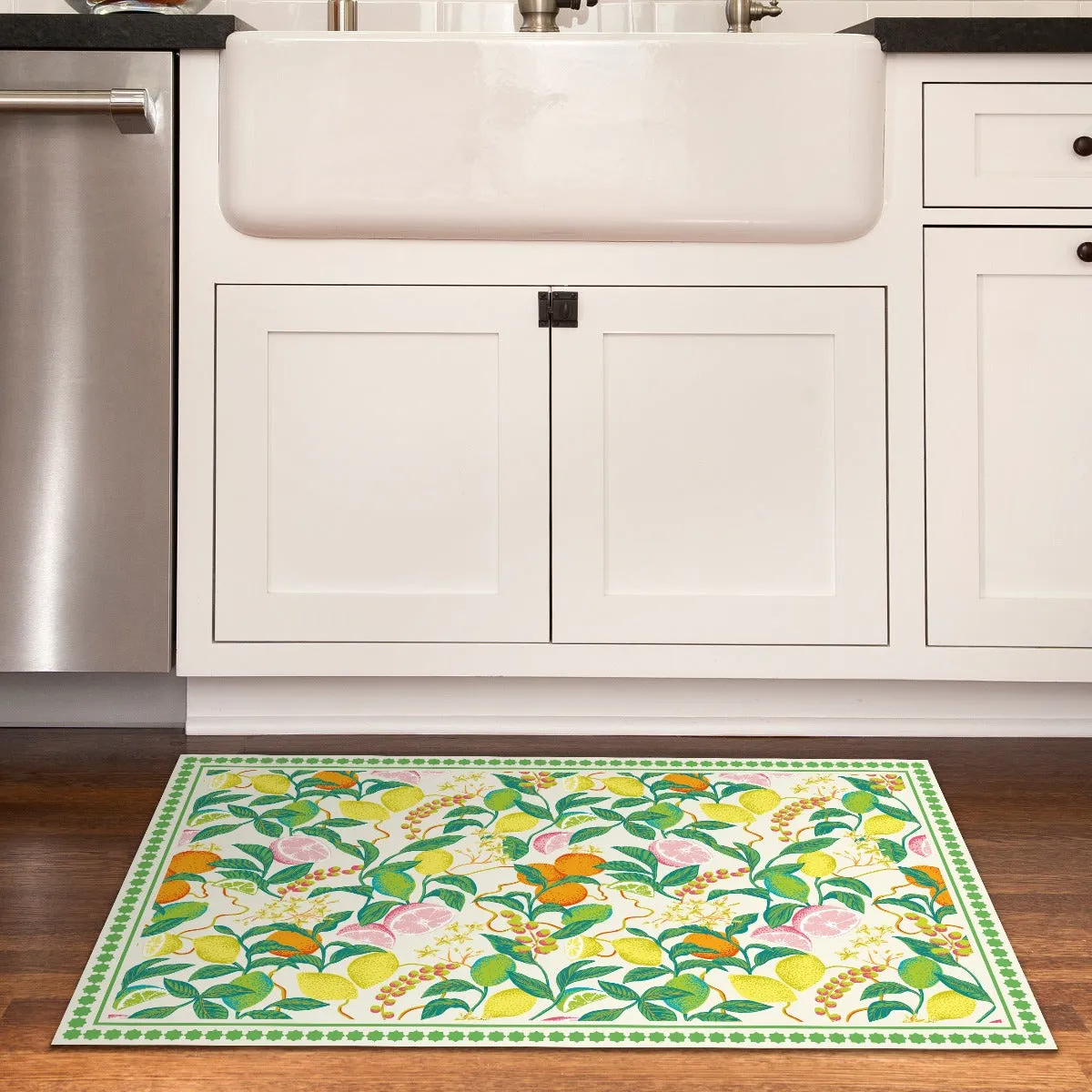 Citrus Vinyl Floor Mat