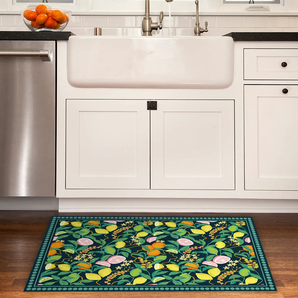 Citrus Vinyl Floor Mat