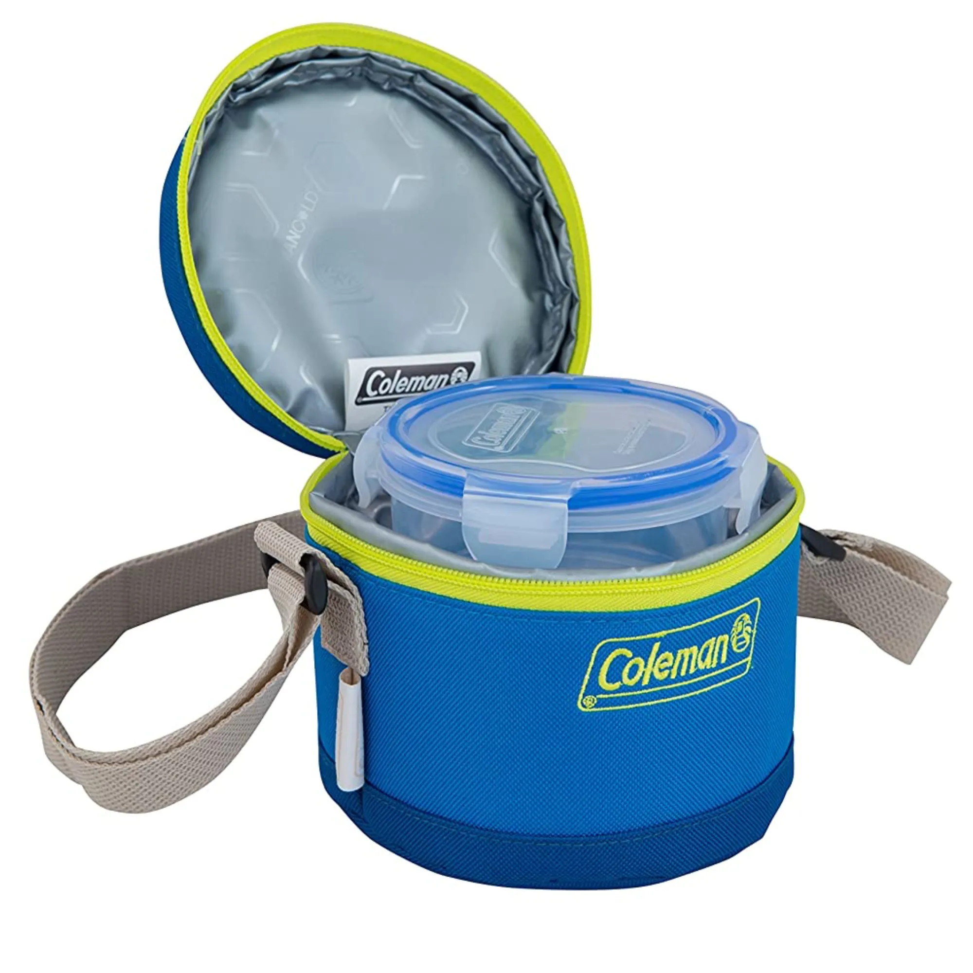 Coleman Polyester Insulated Tiffin Box, 600 ml (Blue)