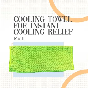 Cooling Towel For Instant Cooling Relief - Multi