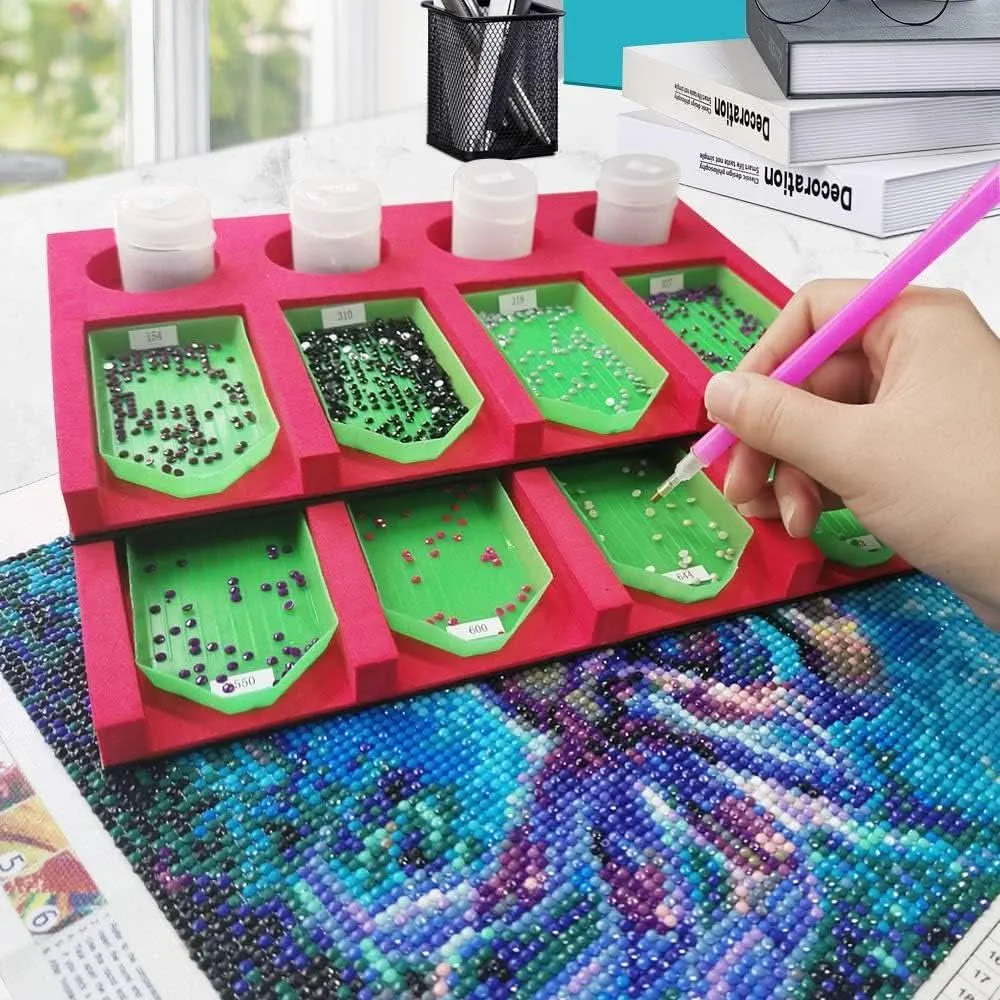 Diamond Bead Painting Tray Organizer