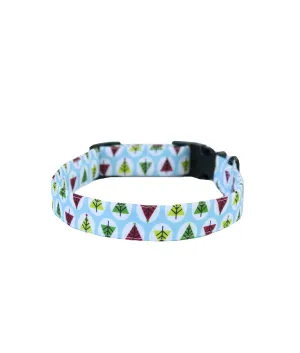 Dog Christmas Collar - Trees