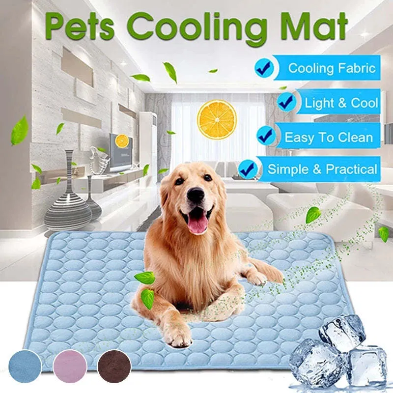 Dog Mat Cooling Summer Pad Mat For Dogs Cat Blanket Sofa