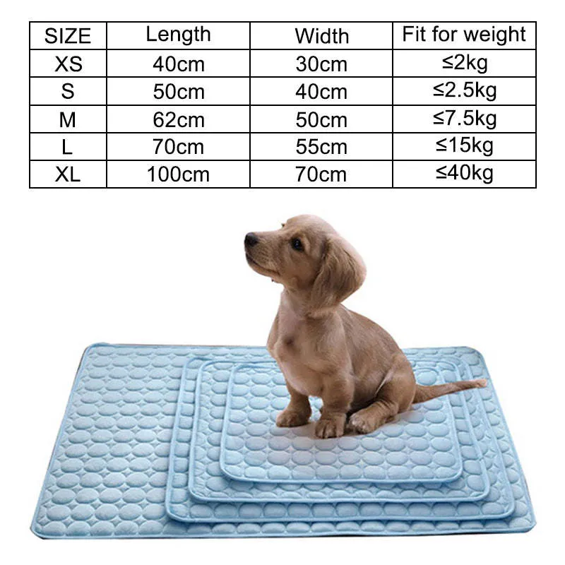 Dog Mat Cooling Summer Pad Mat For Dogs Cat Blanket Sofa