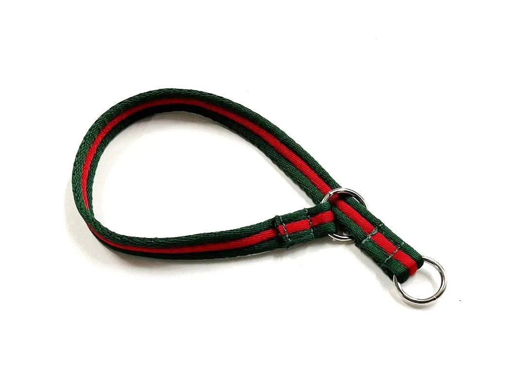 Dog Slip Collar 20" Neck Size 20mm 25mm Soft Air Webbing Various Colours