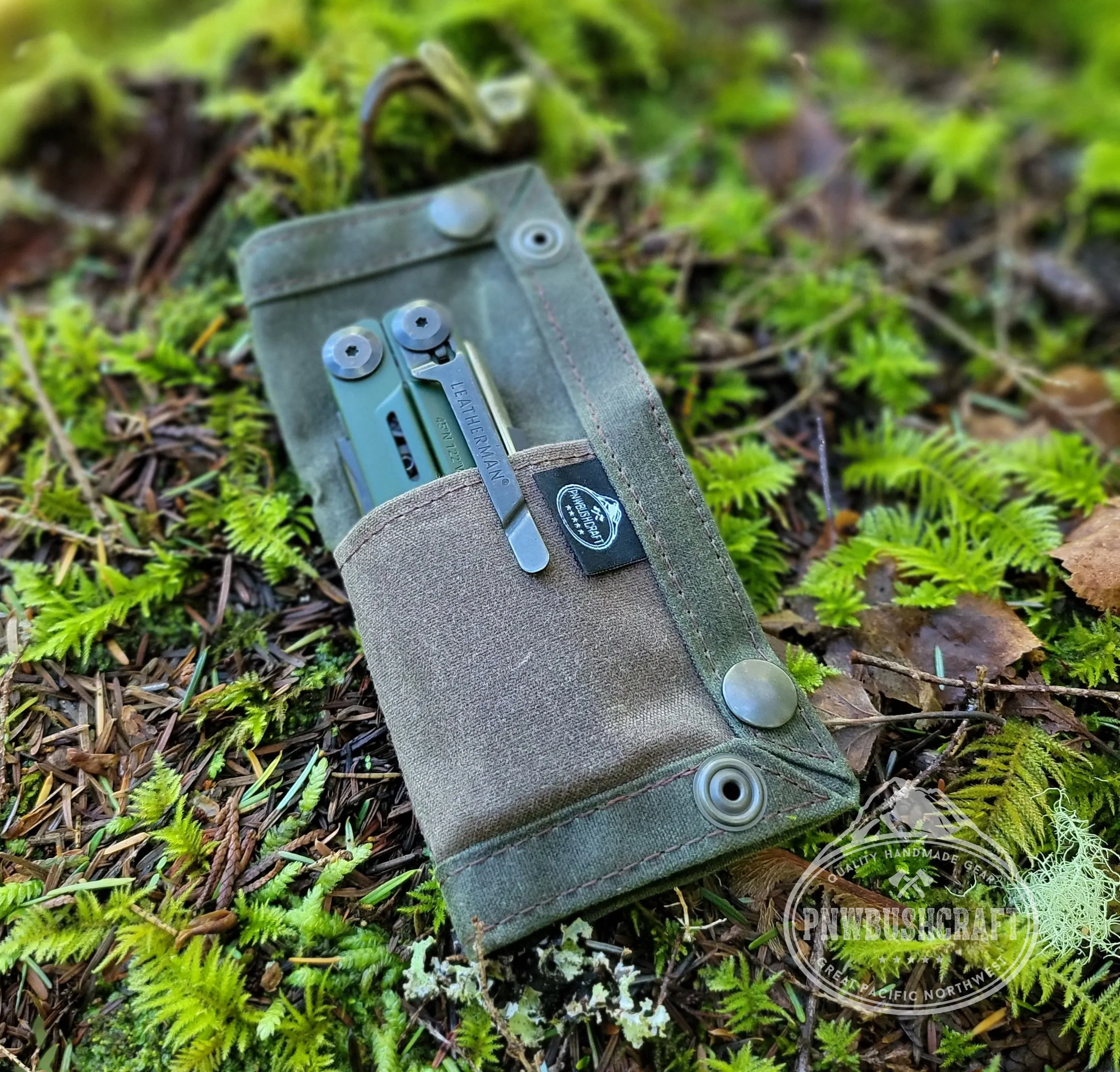 EDC Waxed Canvas Travel Tray for your Gear and EDC 2.0