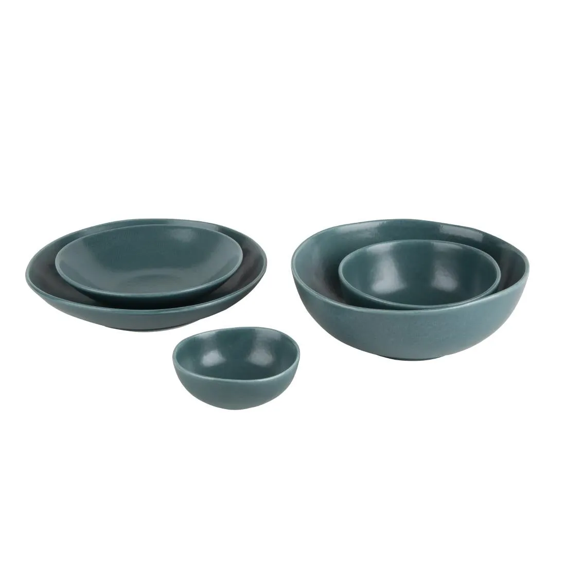 FC718 Olympia Build-a-Bowl Blue Deep Bowls 110mm (Pack of 12)