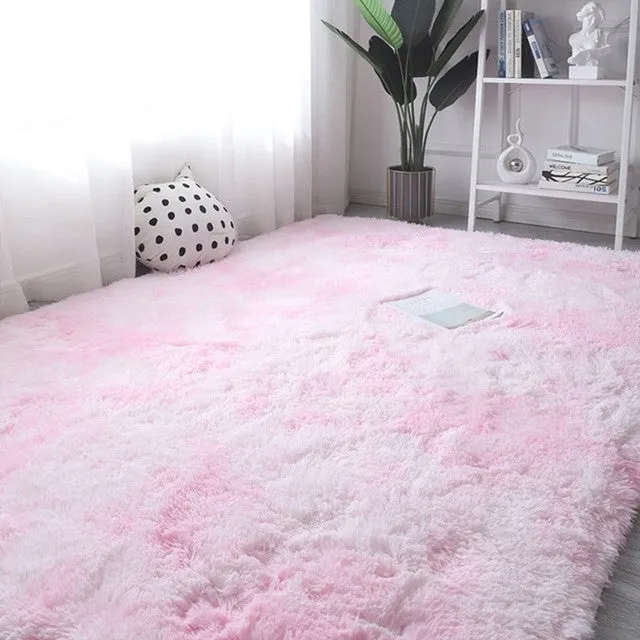 Fluffy Large Rugs for Modern Living Room