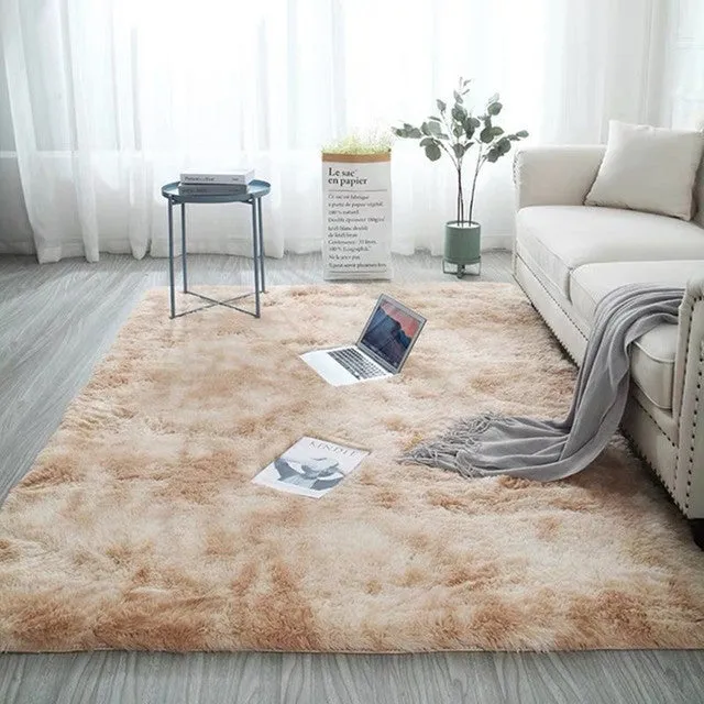 Fluffy Large Rugs for Modern Living Room