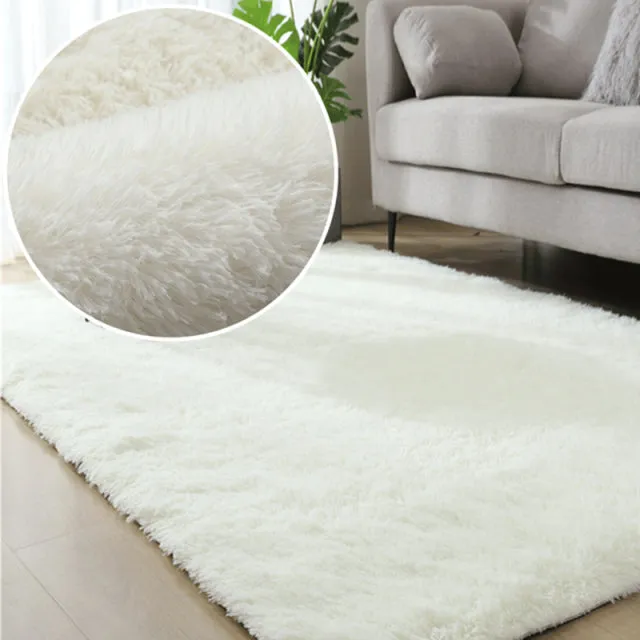 Fluffy Large Rugs for Modern Living Room