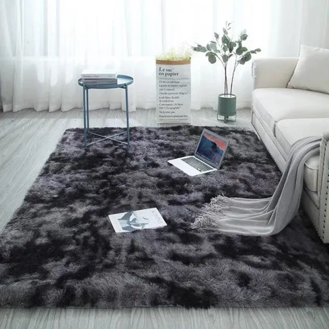 Fluffy Large Rugs for Modern Living Room