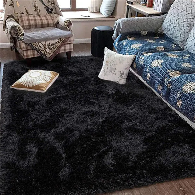 Fluffy Large Rugs for Modern Living Room