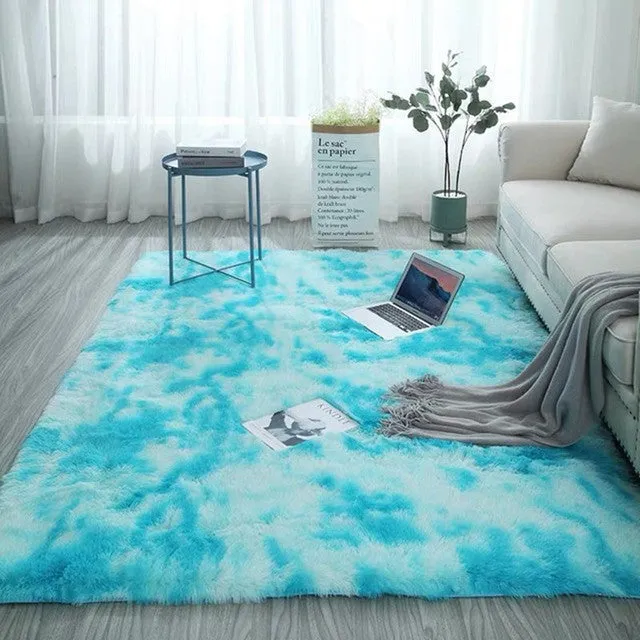 Fluffy Large Rugs for Modern Living Room