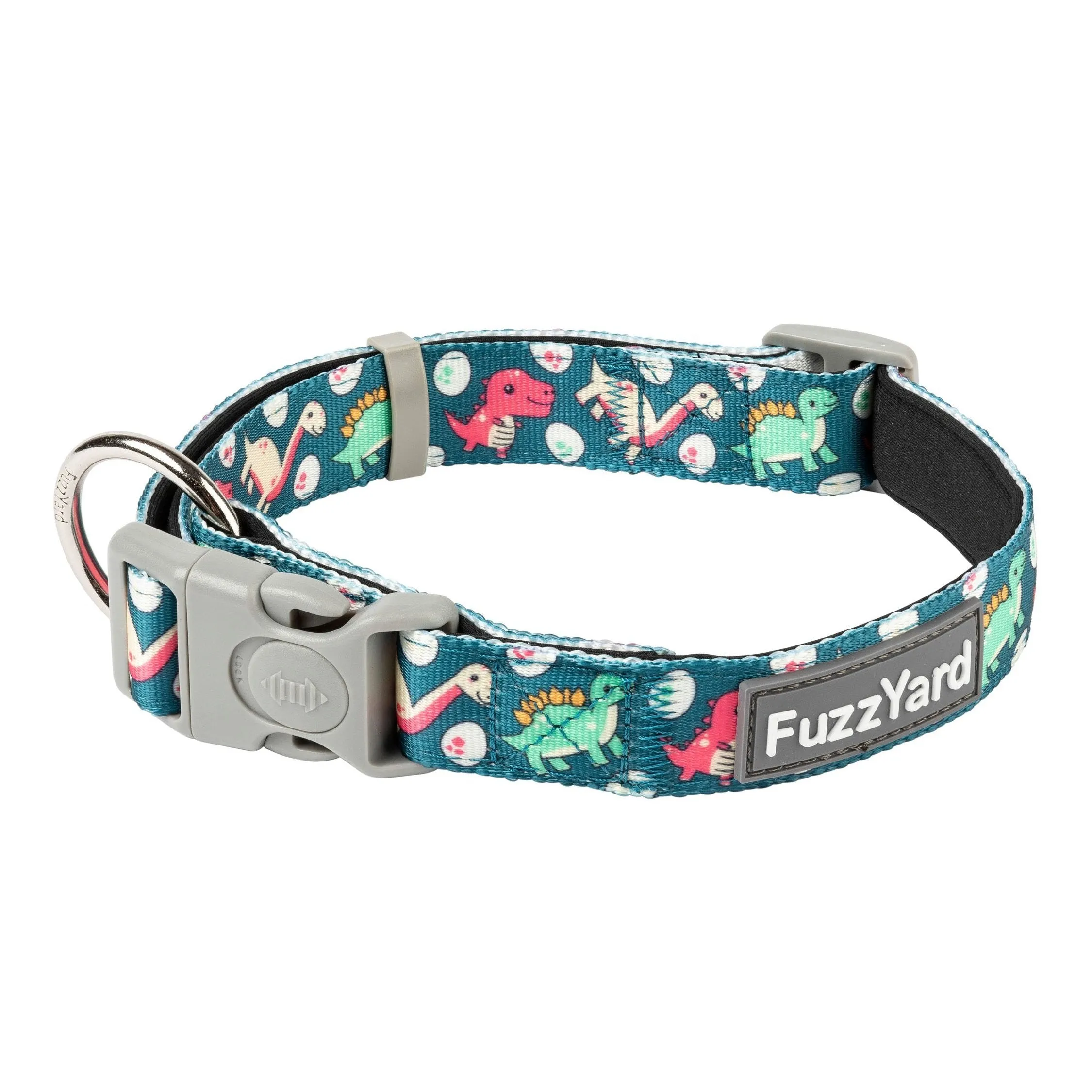 FuzzYard Dog Collar Dinosaur Land Large***