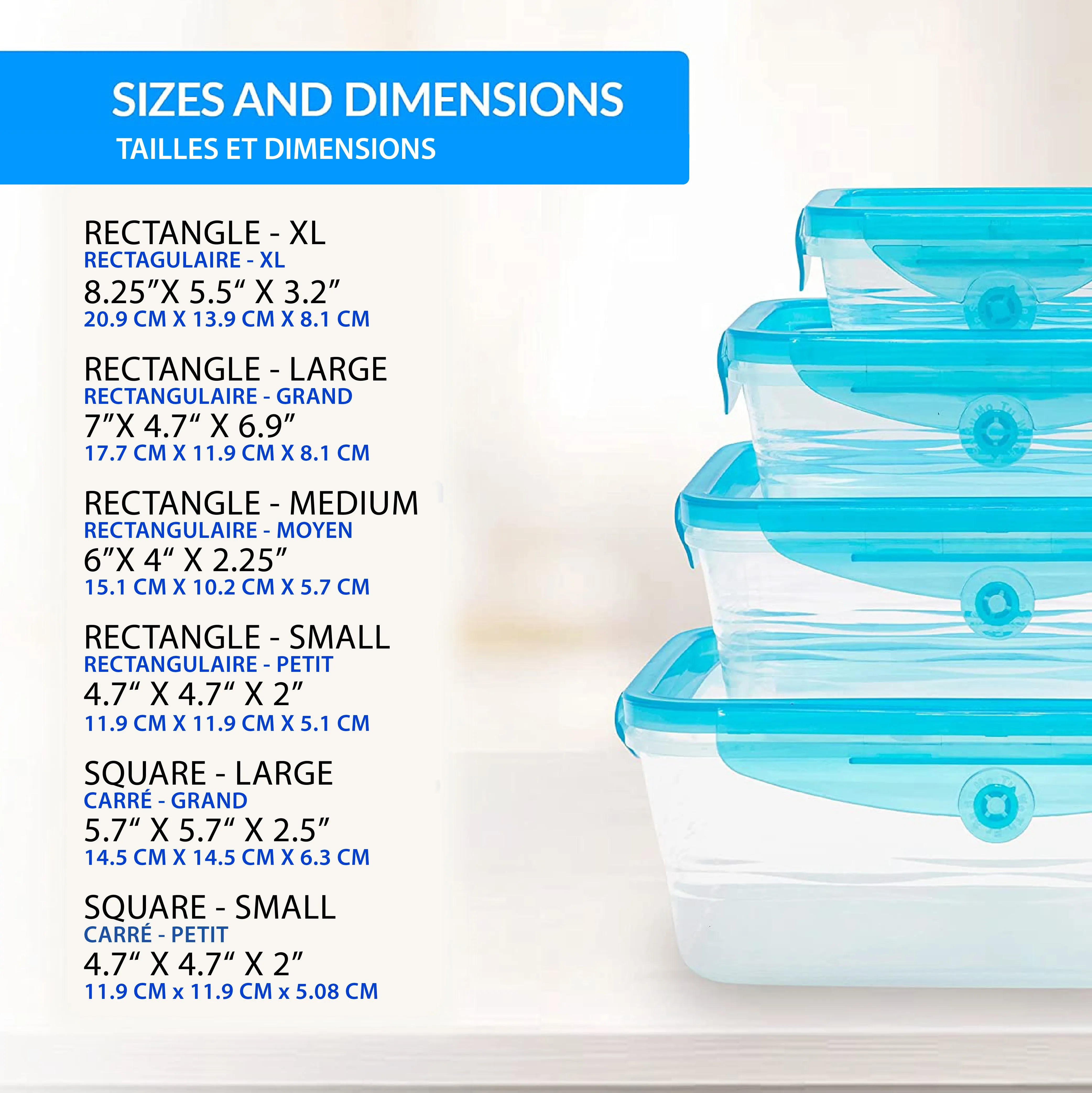 Granitestone Stretch & Fresh 12-Piece Food Storage Container Set