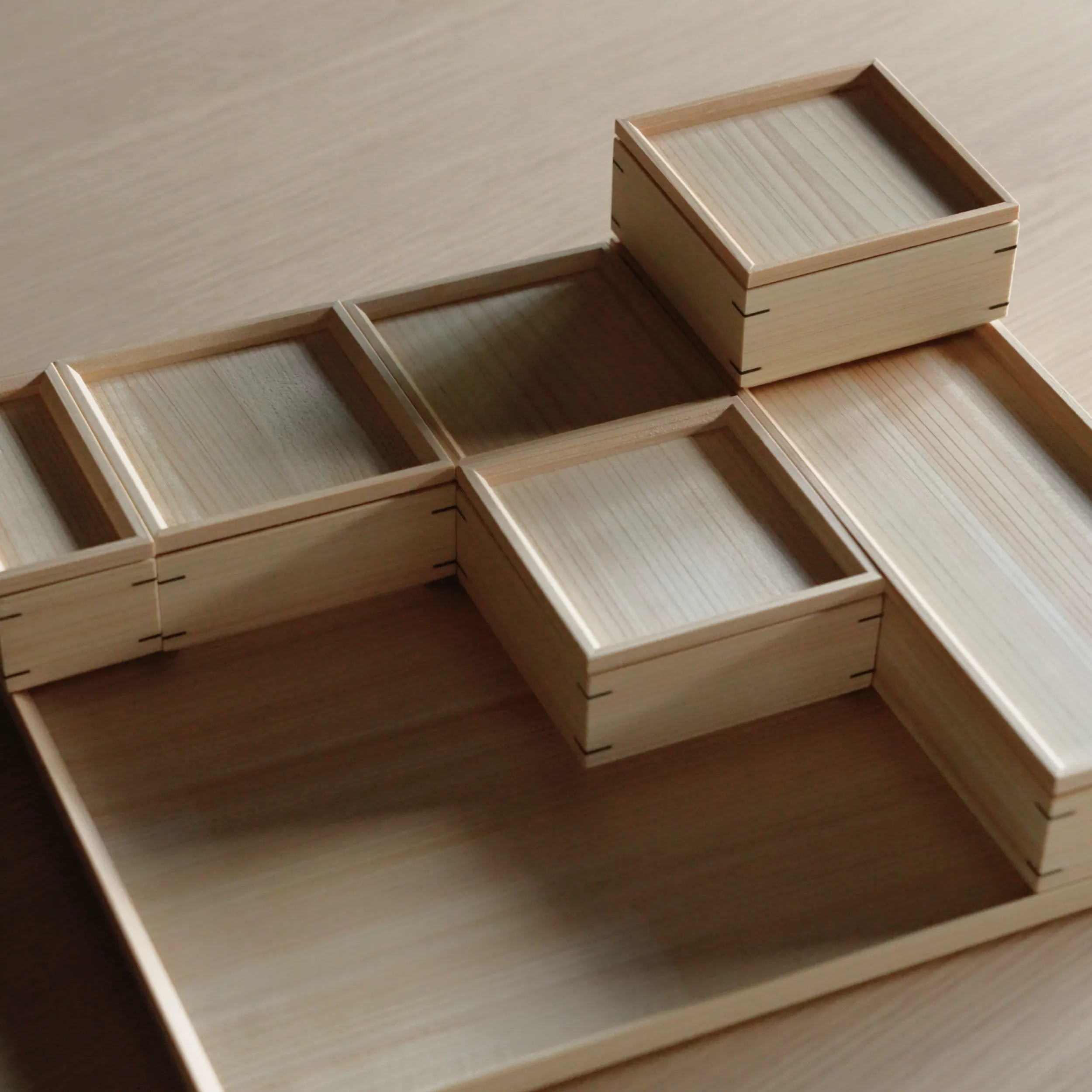 Hinoki Modular Storage Set