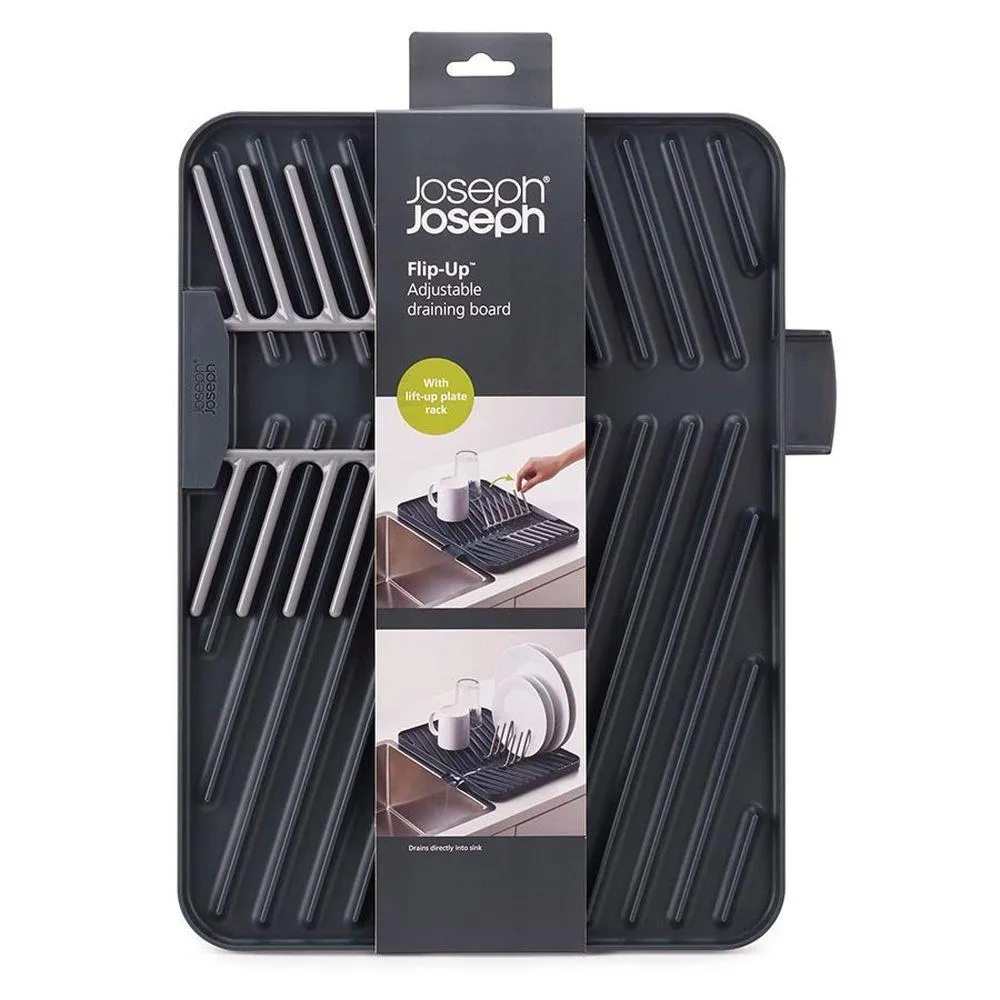 Joseph Joseph Flip Up Double Sided Draining Board Grey