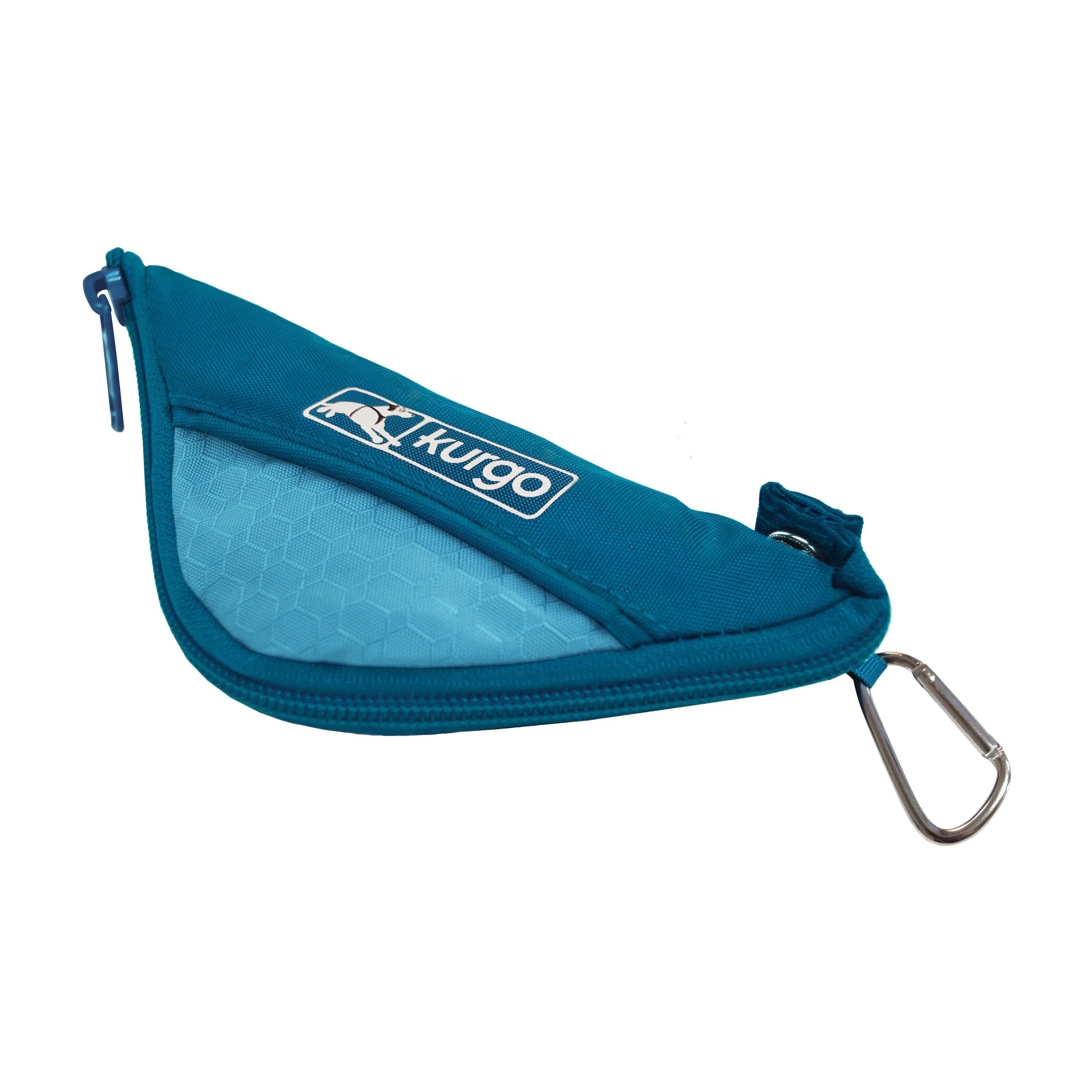 Kurgo Zippy Bowl Travel Bowl Coastal Blue