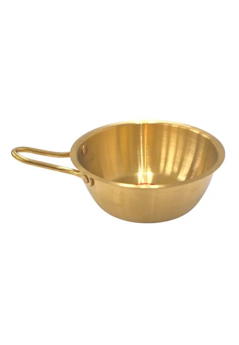 Landmark Gold Plated Bowl with Handle