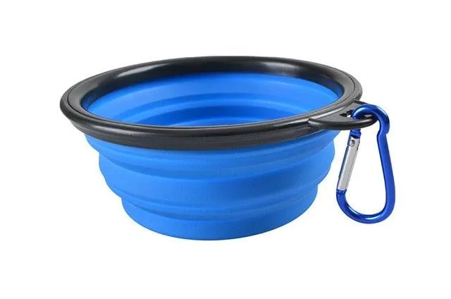 Large Collapsible Silicone Bowl for Pet - 1000ml