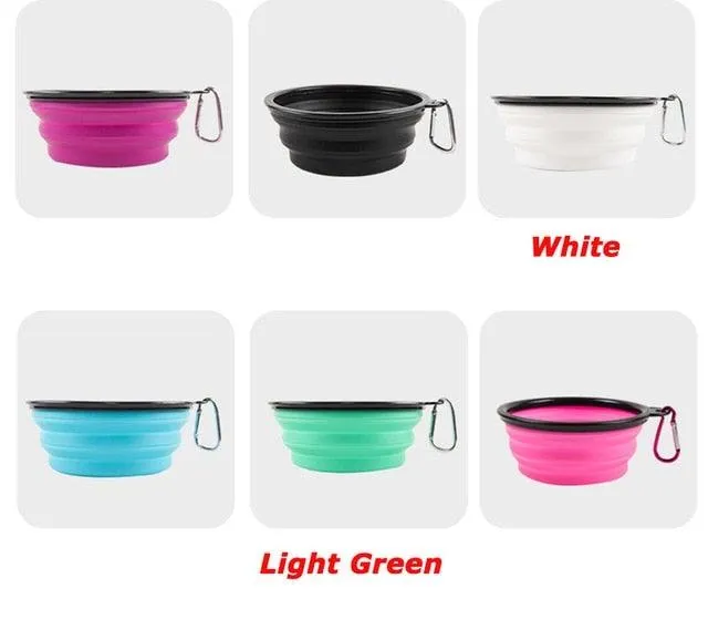 Large Collapsible Silicone Bowl for Pet - 1000ml