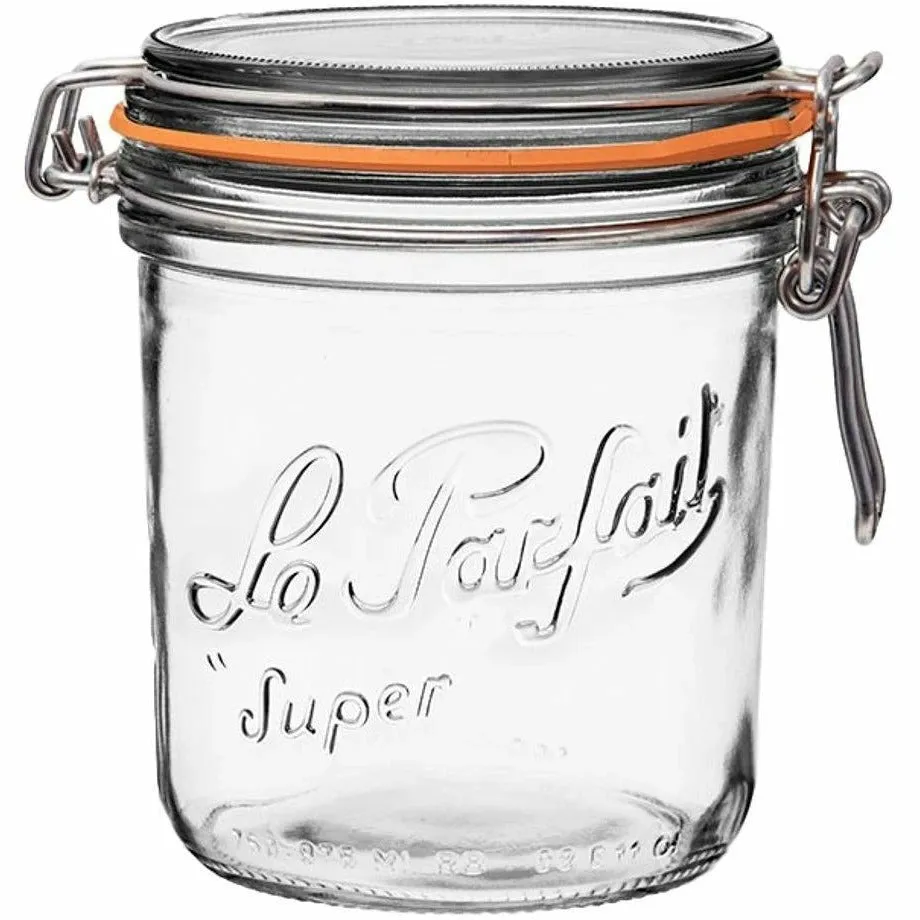 Le Parfait Tapered French Jar w/ Airtight Seal