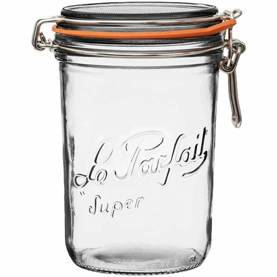 Le Parfait Tapered French Jar w/ Airtight Seal