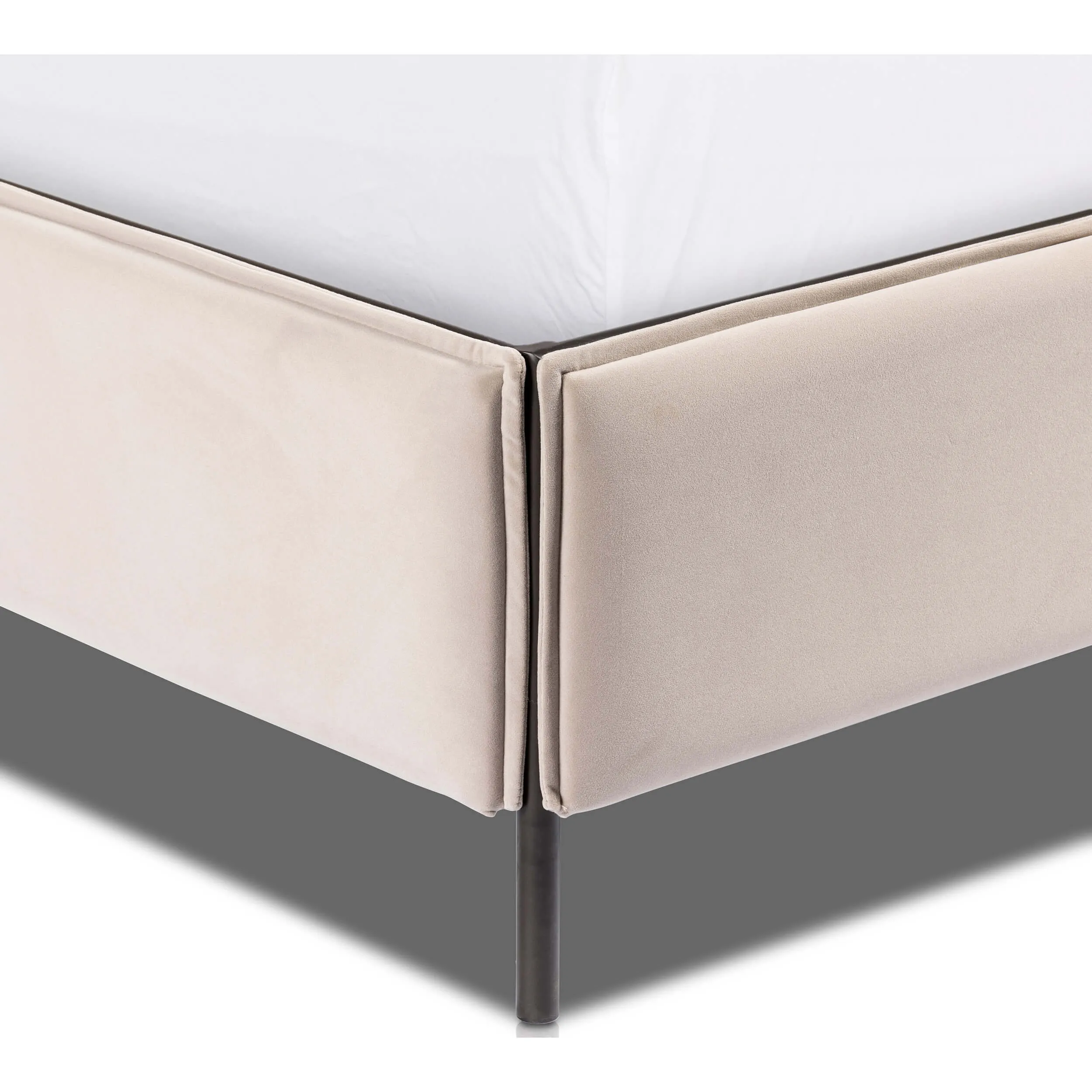 Leigh Queen Bed, Velvet Sand