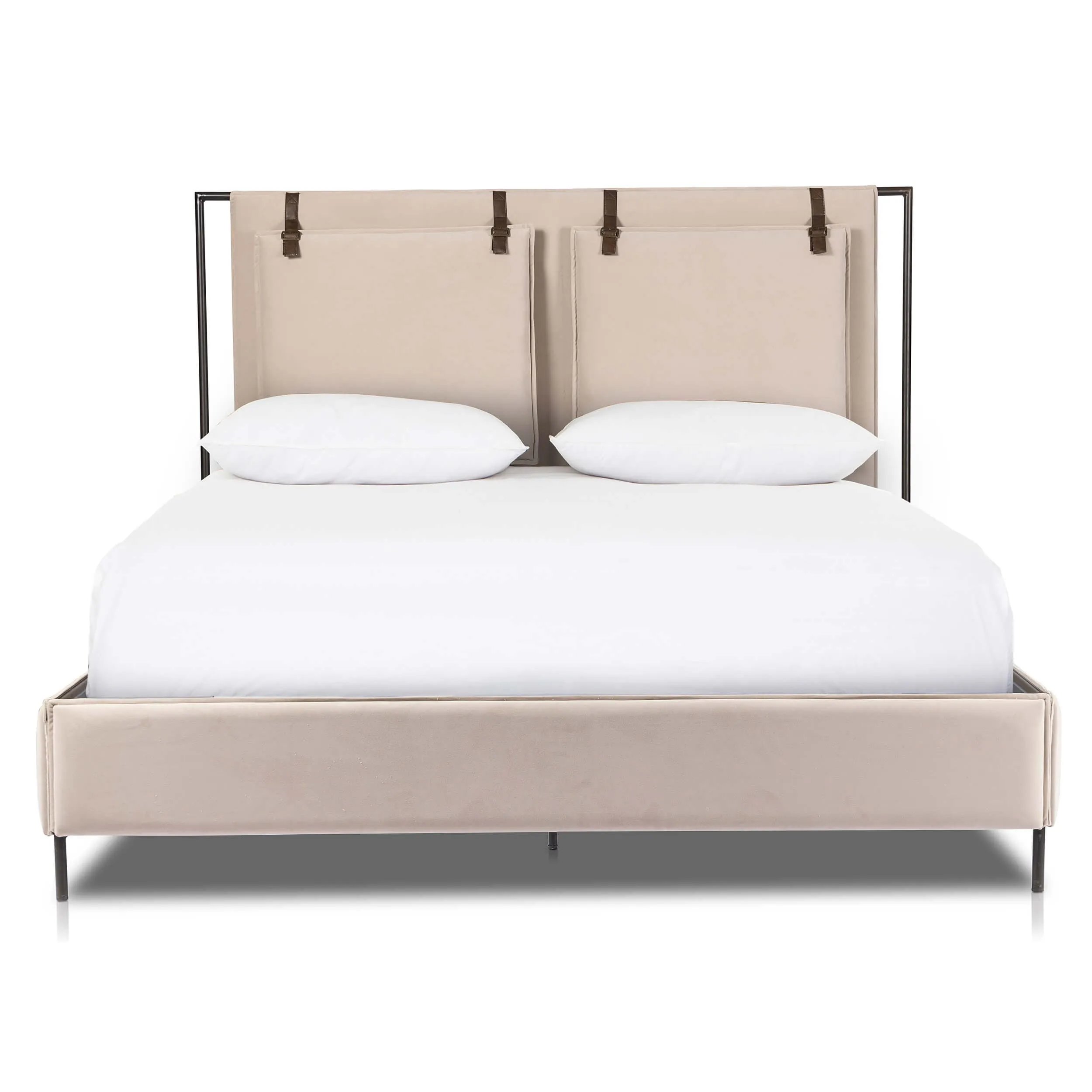 Leigh Queen Bed, Velvet Sand