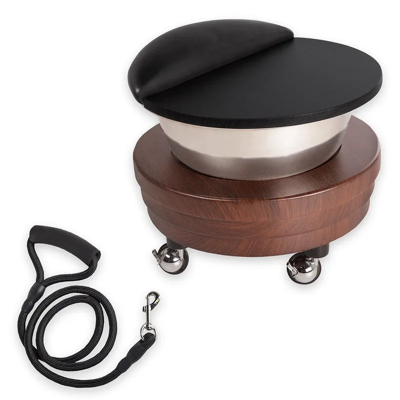 Living Earth Crafts Pedi Roll-Up Pedicure Bowl with Footrest & Lid