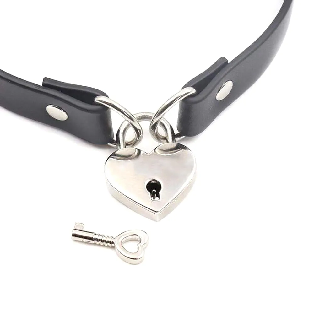 Lock my Heart BDSM Collar