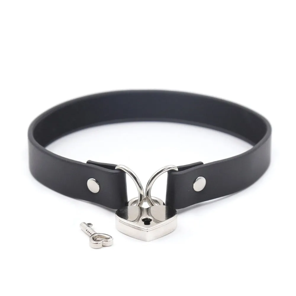 Lock my Heart BDSM Collar