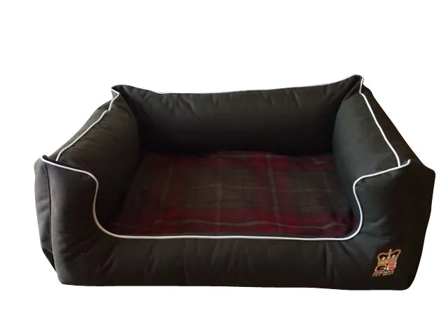 Luxury Dog Settee Bed Memory Foam