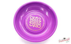 Magnetic Dish for Pins & Maintenance, PURPLE & GOLD Featherweight Style