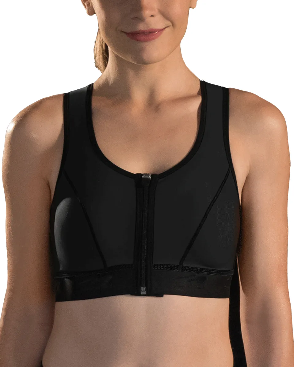 Marena Sports Bra With Zipper