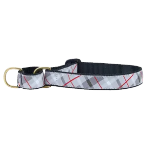 Martingale Collar | Gray Plaid